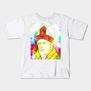 St. Augustine Colourful Portrait | St. Augustine Artwork 12 Kids T-Shirt